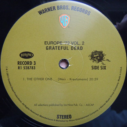 Europe '72 Vol. 2 (4xLP BOX) | Near Mint (NM or M-) Excellent (EX) - ROCK / USED *NEAR MINT*