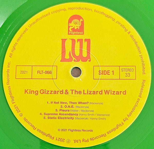 King Gizzard And The Lizard Wizard - L.W. (Explorations Into Microtonal Tuning Volume 3)(GREEN VINYL LP) | USED - ROCK / USED *NEAR MINT*