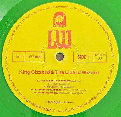 King Gizzard And The Lizard Wizard - L.W. (Explorations Into Microtonal Tuning Volume 3)(GREEN VINYL LP) | USED - ROCK / USED *NEAR MINT*