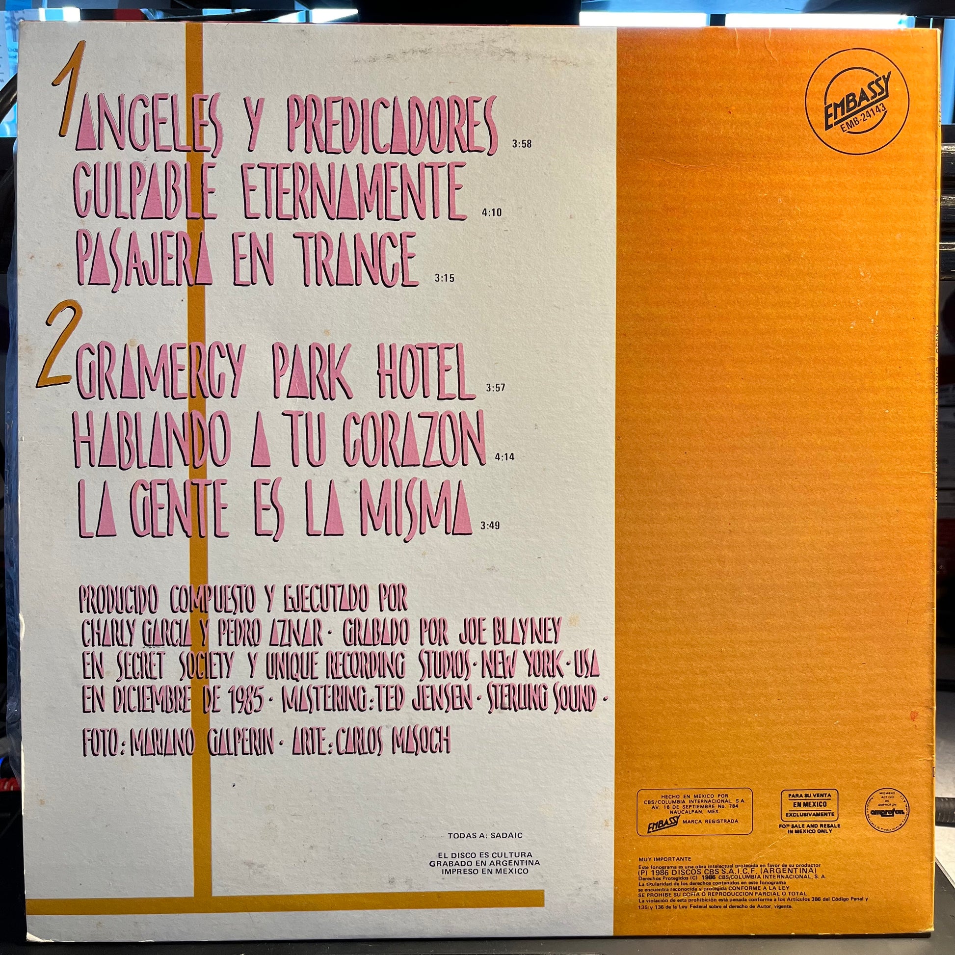 Tango | Near Mint (NM) Very Good Plus (VG+) - ROCK / USED *NEAR MINT*