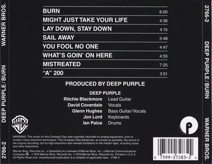 Burn (CD) | Near Mint (NM) Near Mint (NM) - ROCK / USED *NEAR MINT*