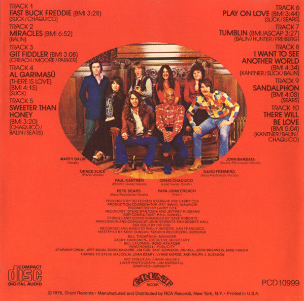 Jefferson Starship - Red Octopus (CD) | Near Mint (NM) Excellent (EX) - ROCK / USED *NEAR MINT*