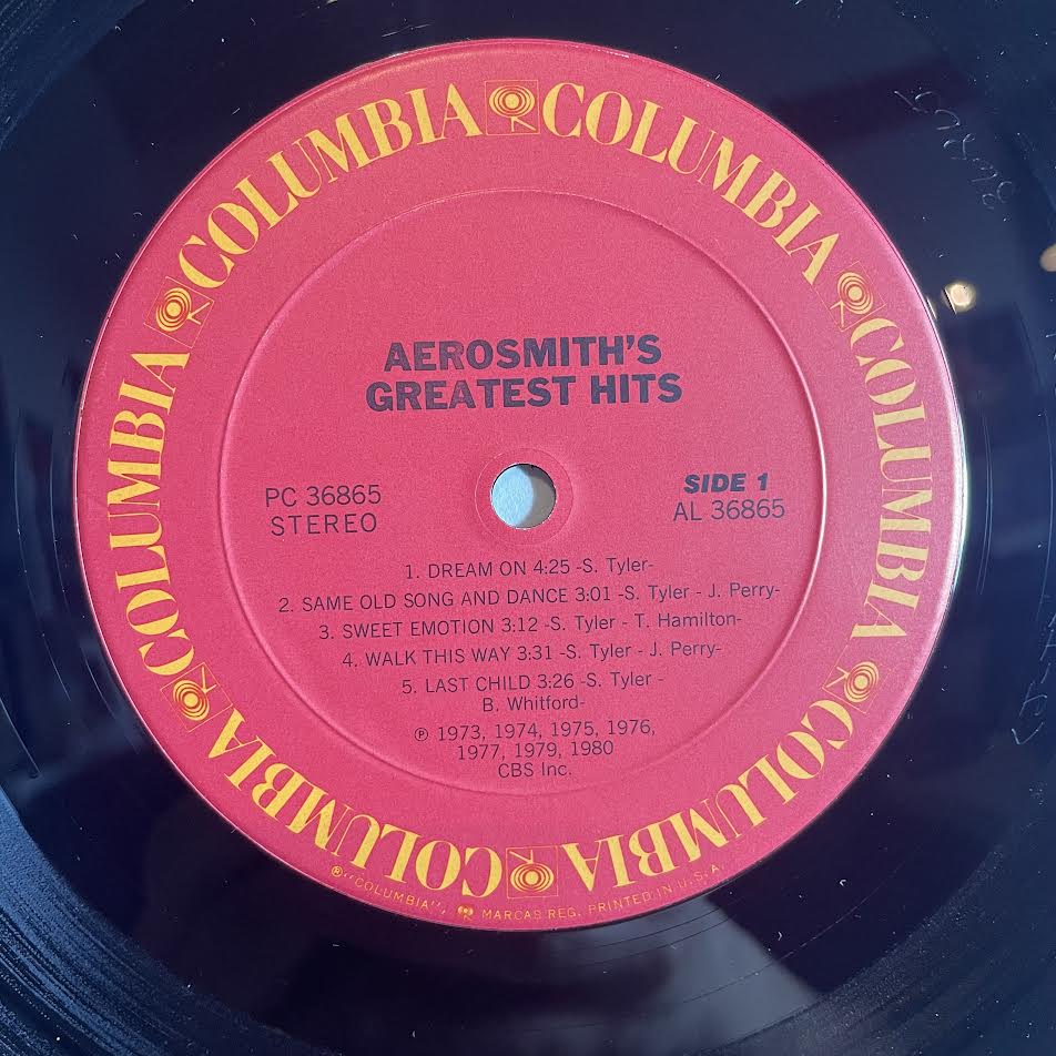 Aerosmith's Greatest Hits (VINYL) | Near Mint (NM) Excellent+ (EX+) - ROCK / USED *NEAR MINT*