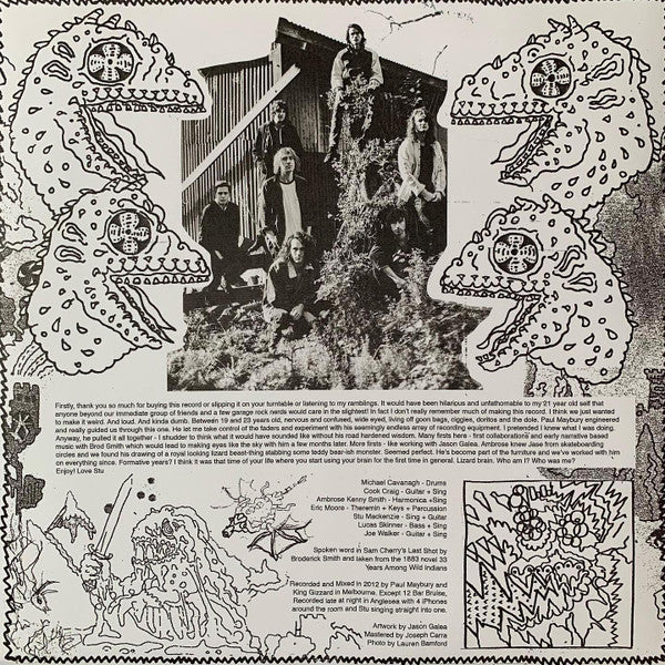 King Gizzard And The Lizard Wizard - 12 Bar Bruise (PINK PURPLE CLEAR SPLATTER VINYL LP) | USED - ROCK / USED *NEAR MINT*