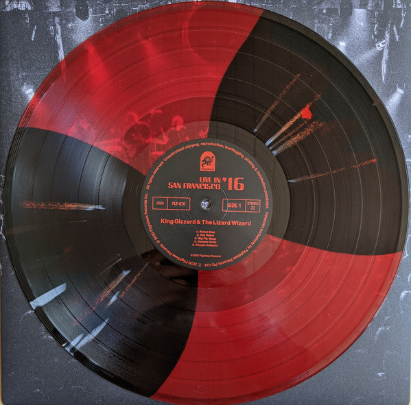 King Gizzard And The Lizard Wizard - Live In San Francisco '16 (RED BLACK SPLIT SPLATTER VINYL 2xLP) | USED - ROCK / USED *NEAR MINT*
