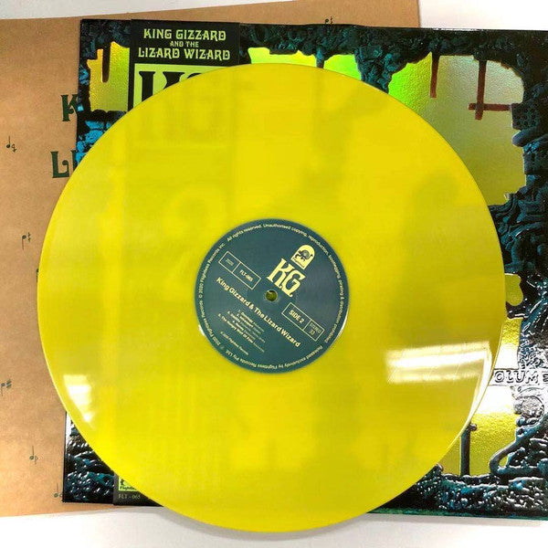 King Gizzard And The Lizard Wizard - K.G. (Explorations Into Microtonal Tuning Volume 2)(YELLOW VINYL LP) | USED - ROCK / USED *NEAR MINT*