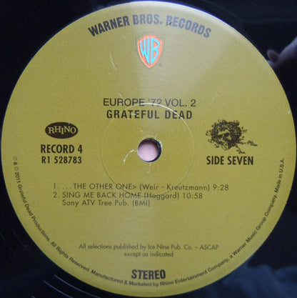 Europe '72 Vol. 2 (4xLP BOX) | Near Mint (NM or M-) Excellent (EX) - ROCK / USED *NEAR MINT*