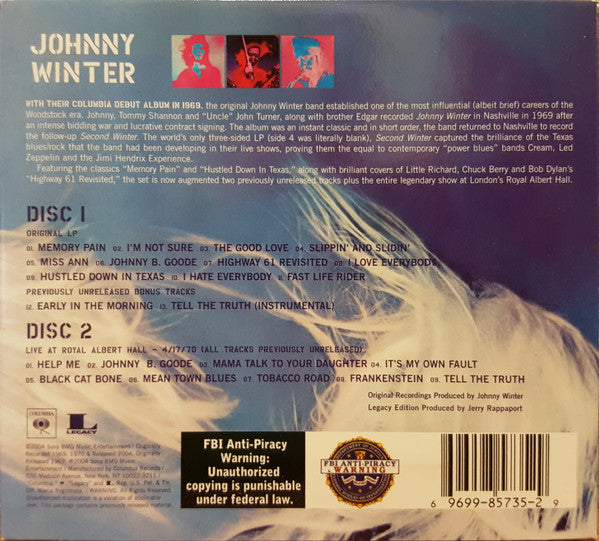 Johnny Winter - Second Winter (2xCD) | USED - ROCK / USED *NEAR MINT*