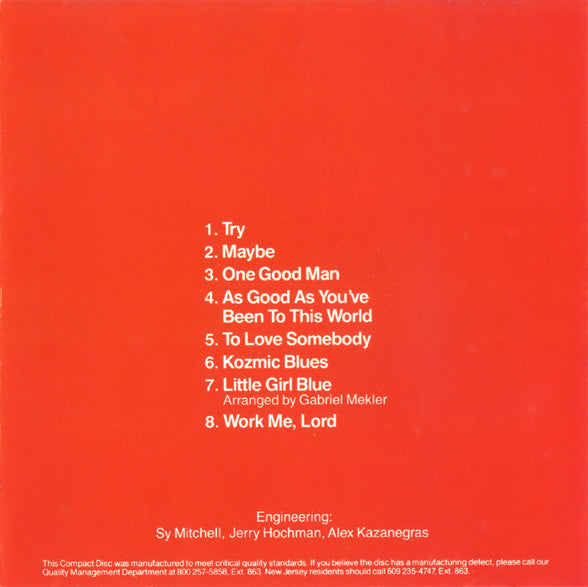 I Got Dem Ol' Kozmic Blues Again Mama! (CD) | Near Mint (NM) Near Mint (NM) - ROCK / USED *NEAR MINT*