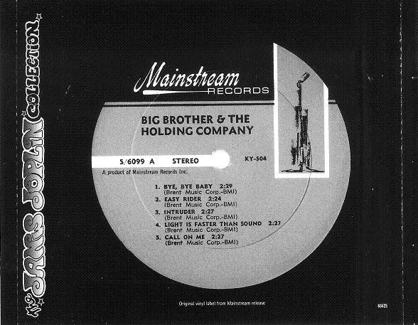 Big Brother & The Holding Company (CD) | Near Mint (NM) Near Mint (NM) - ROCK / USED *NEAR MINT*