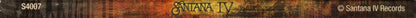 Santana - Santana IV (CD) | USED - ROCK / USED *NEAR MINT*