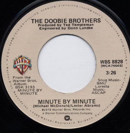 Minute By Minute (7" VINYL) | Near Mint (NM) Near Mint (NM) - ROCK / USED *NEAR MINT*