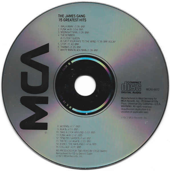 15 Greatest Hits (CD) | Near Mint (NM) Excellent (EX) - ROCK / USED *NEAR MINT*