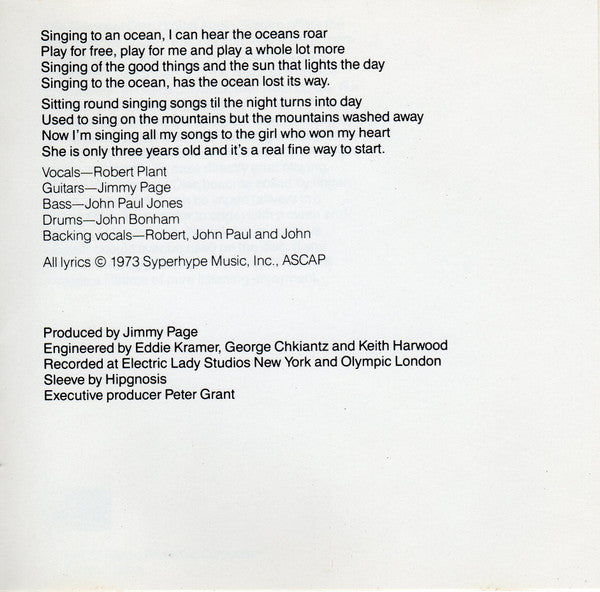 Houses Of The Holy (CD) | Near Mint (NM or M-) Near Mint (NM or M-) - ROCK / USED *NEAR MINT*
