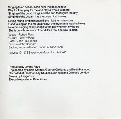 Houses Of The Holy (CD) | Near Mint (NM or M-) Near Mint (NM or M-) - ROCK / USED *NEAR MINT*