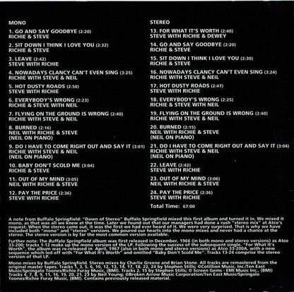Buffalo Springfield (HDCD) | Near Mint (NM) Near Mint (NM) - ROCK / USED *NEAR MINT*