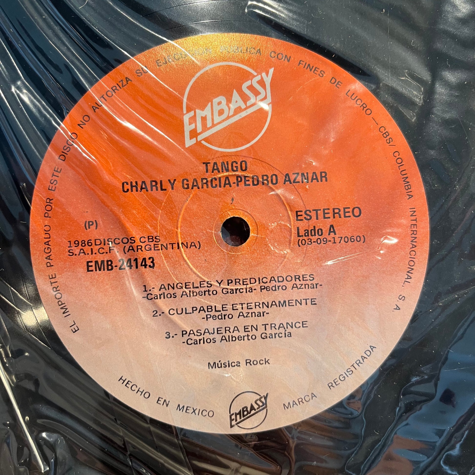 Tango | Near Mint (NM) Very Good Plus (VG+) - ROCK / USED *NEAR MINT*