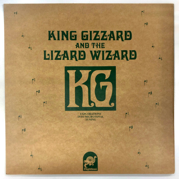 King Gizzard And The Lizard Wizard - K.G. (Explorations Into Microtonal Tuning Volume 2)(YELLOW VINYL LP) | USED - ROCK / USED *NEAR MINT*
