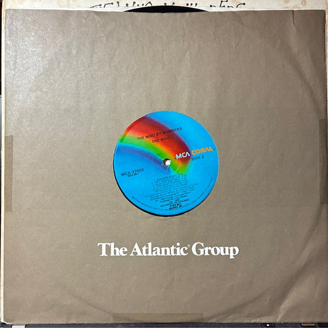The Who By Numbers (VINYL) | Very Good Plus (VG+) Very Good Plus (VG+) - ROCK / USED *VERY GOOD+*