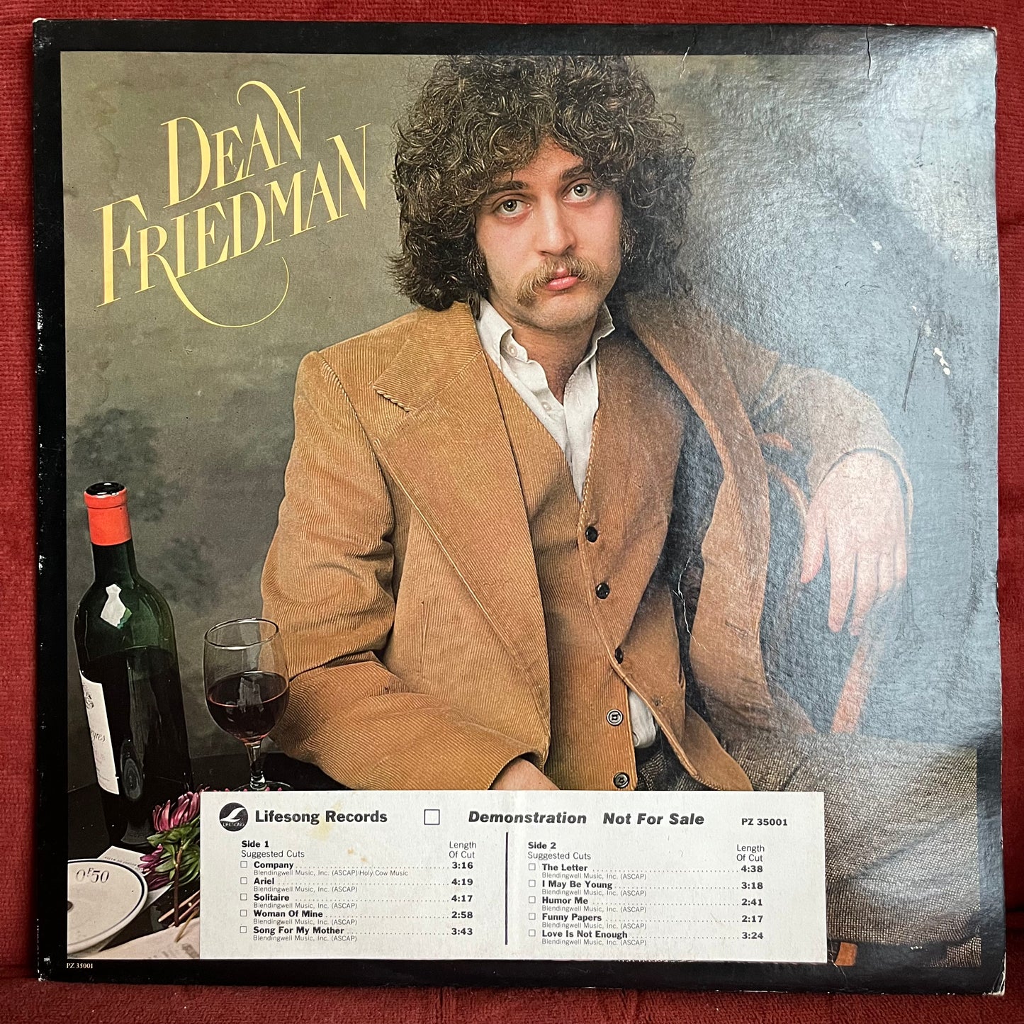 Dean Friedman - Dean Friedman | Very Good Plus (VG+) Very Good (VG) - ROCK / USED *VERY GOOD++*
