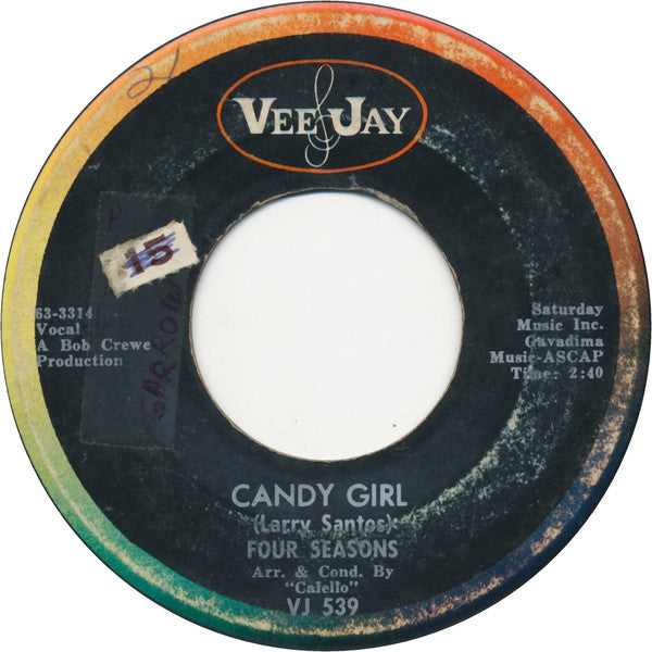 The Four Seasons - Candy Girl | Very Good Plus (VG+) Generic - ROCK / USED *VERY GOOD+*