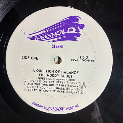 A Question Of Balance (VINYL) | Very Good Plus (VG+) Very Good Plus (VG+) - ROCK / USED *VERY GOOD+*