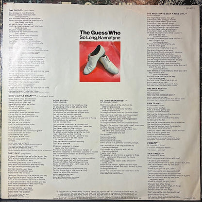 So Long, Bannatyne (VINYL) | Very Good Plus Plus (VG++) Very Good Plus (VG+) - ROCK / USED *VERY GOOD++*