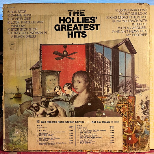 The Hollies - The Hollies' Greatest Hits *PROMO* | Very Good Plus (VG+) Good Plus (G+) - ROCK / USED *VERY GOOD+*