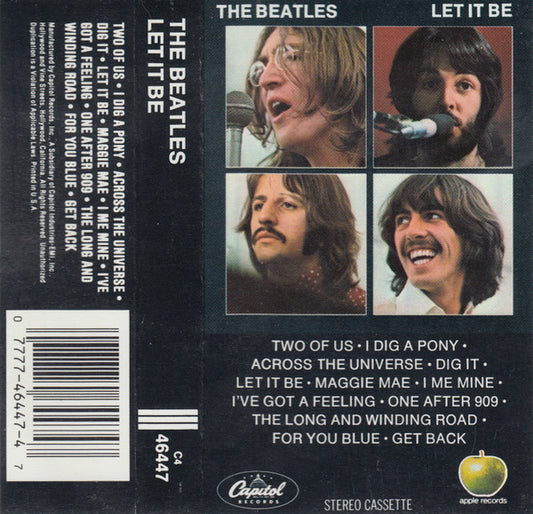 Let It Be (CASS) | Very Good Plus (VG+) Very Good Plus (VG+) - ROCK / USED *VERY GOOD+*