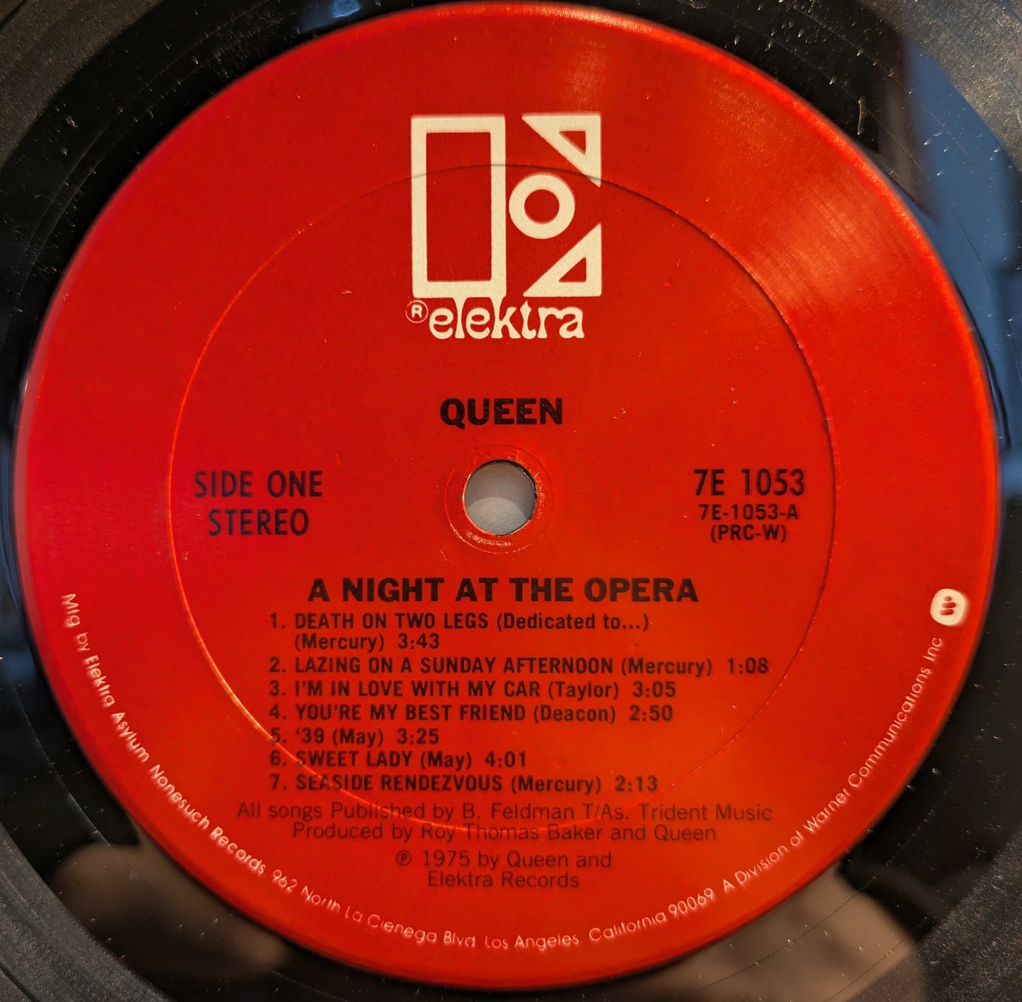 A Night At The Opera (VINYL) | Very Good Plus (VG+) Very Good Plus (VG+) - ROCK / USED *VERY GOOD+*
