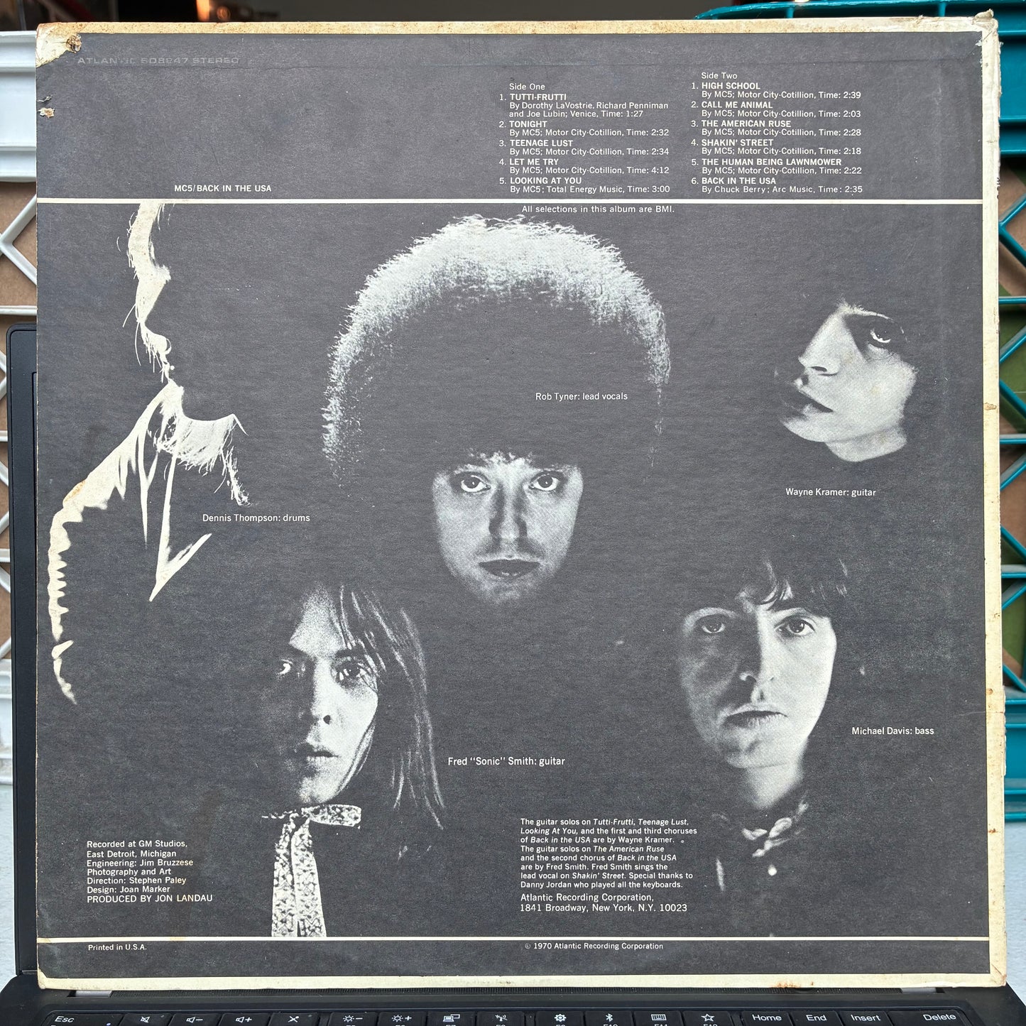MC5 - Back In The USA (VINYL LP) | Very Good Plus (VG+) Very Good Plus (VG+) - ROCK / USED *VERY GOOD+*