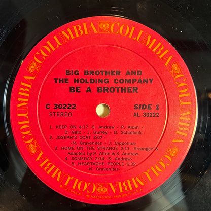 Be A Brother (VINYL) | Very Good Plus (VG+) Very Good Plus (VG+) - ROCK / USED *VERY GOOD+*