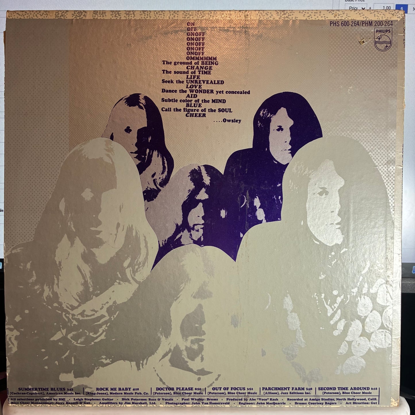 Vincebus Eruptum (VINYL) | Excellent (EX) Excellent (EX) - ROCK / USED *VERY GOOD+*