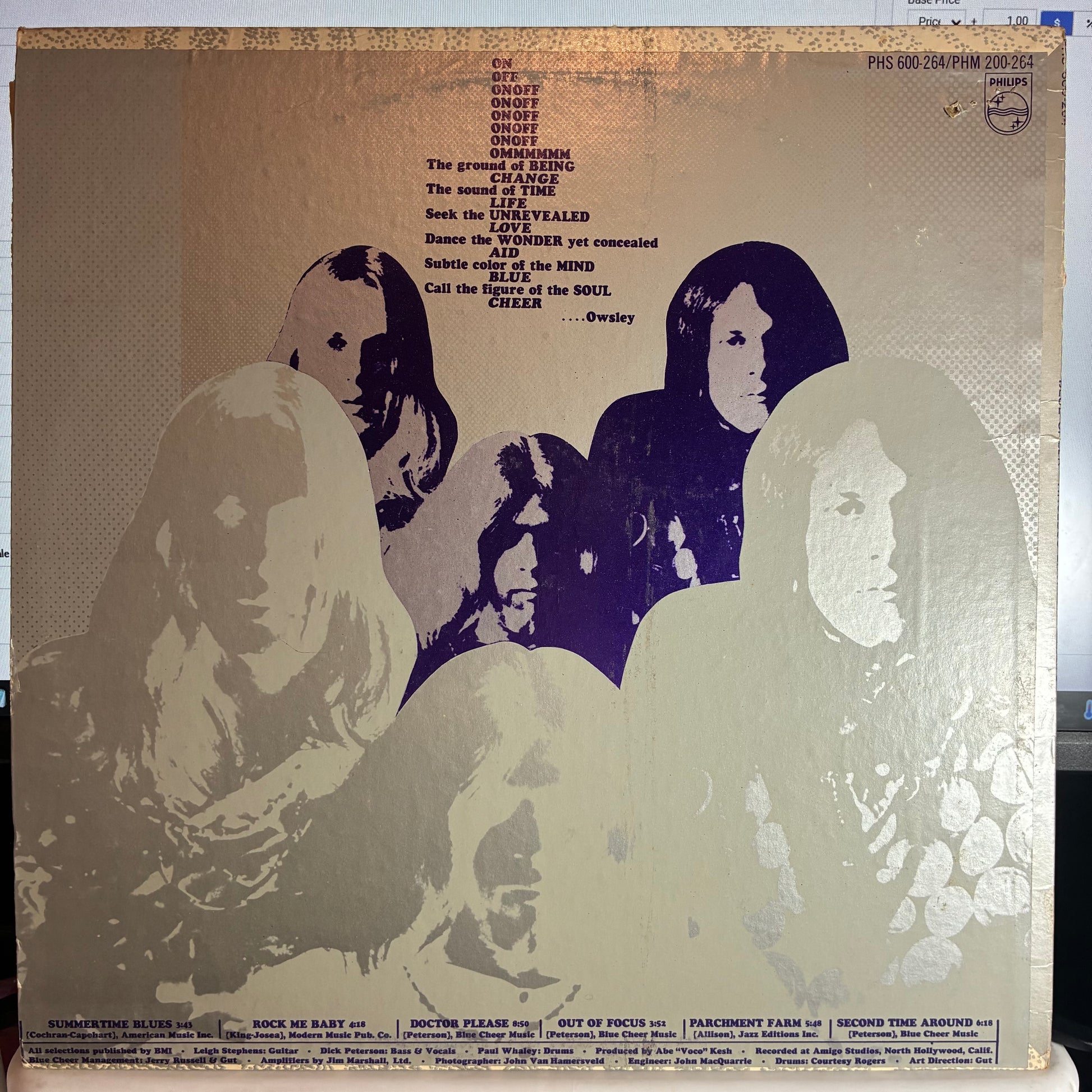 Vincebus Eruptum (VINYL) | Excellent (EX) Excellent (EX) - ROCK / USED *VERY GOOD+*