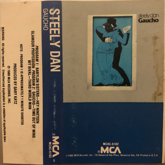 Steely Dan - Gaucho (CASSETTE) | Very Good Plus (VG+) Very Good Plus (VG+) - ROCK / USED *VERY GOOD+*