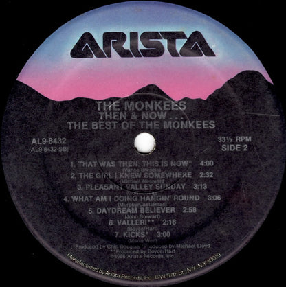 Then & Now... The Best Of The Monkees (VINYL) | Very Good Plus (VG+) Excellent+ (EX+) - ROCK / USED *VERY GOOD+*
