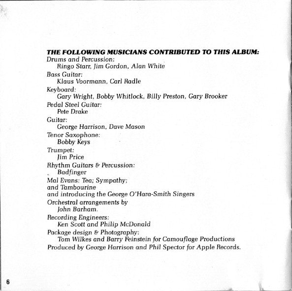 All Things Must Pass *2XCD* | Very Good Plus (VG+) Excellent (EX)