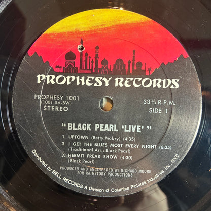 Black Pearl (9) - Live (VINYL) | Very Good Plus (VG+) Very Good Plus (VG+) - ROCK / USED *VERY GOOD+*