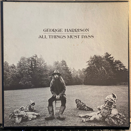 George Harrison All Things Must Pass *MIXED PRESS* 3xLP + Box Very Good Plus (VG+) Very Good (VG)