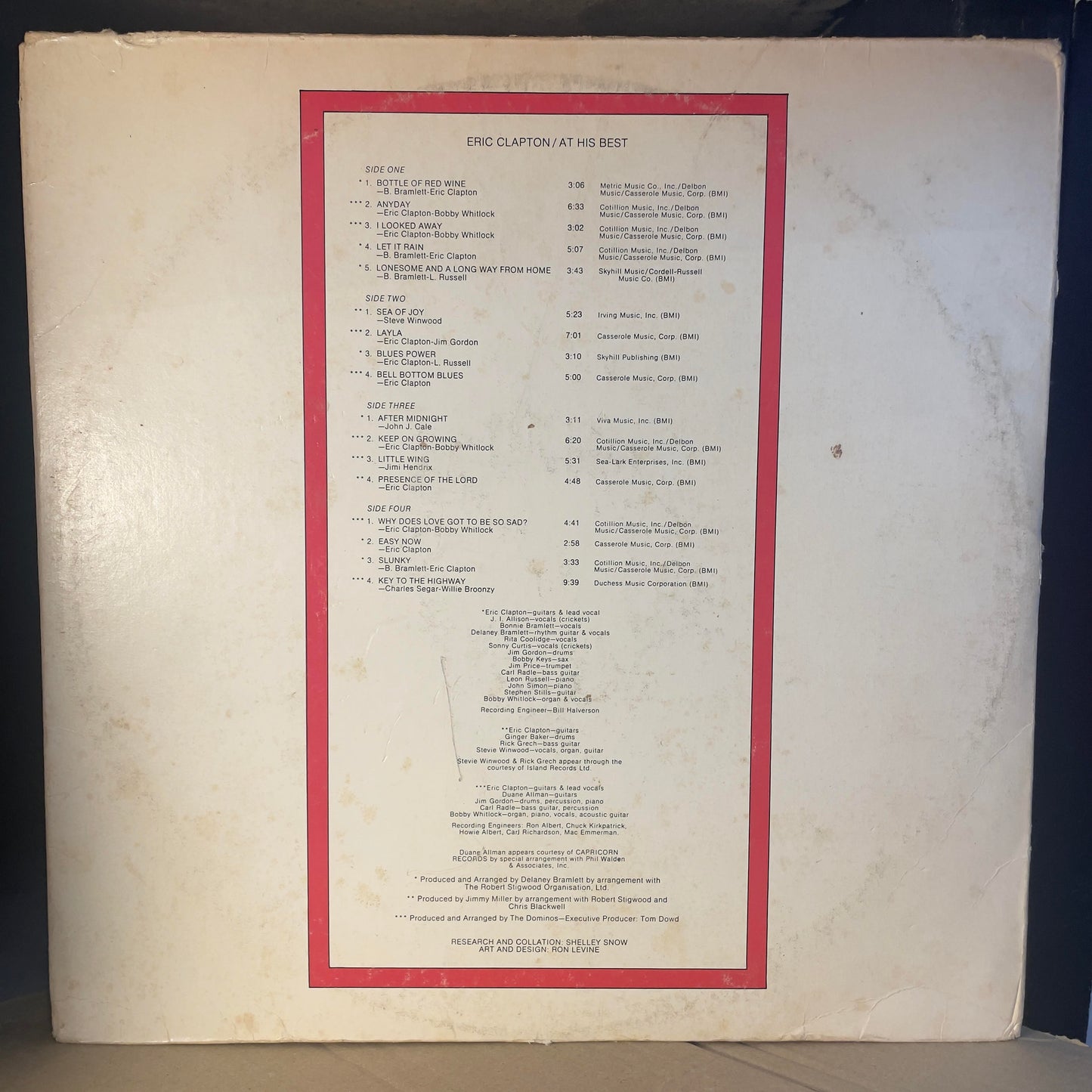 At His Best (2xVINYL) | Very Good Plus Plus (VG++) Very Good (VG) - ROCK / USED *VERY GOOD++*