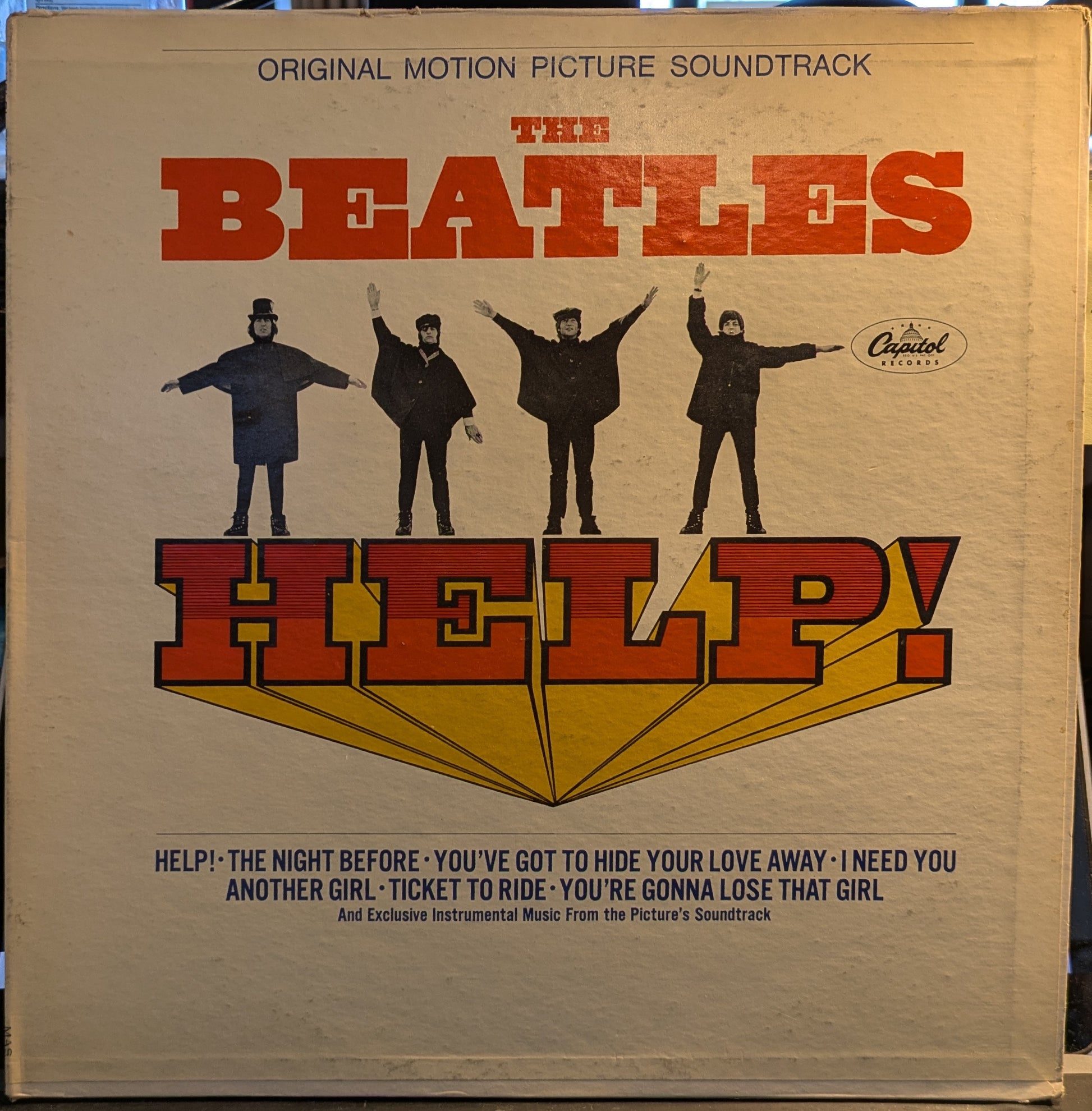 Help! (Original Motion Picture Soundtrack) (VINYL) | Very Good Plus (VG+) Very Good Plus (VG+) - ROCK / USED *VERY GOOD++*