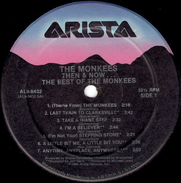 Then & Now... The Best Of The Monkees (VINYL) | Very Good Plus (VG+) Excellent+ (EX+) - ROCK / USED *VERY GOOD+*