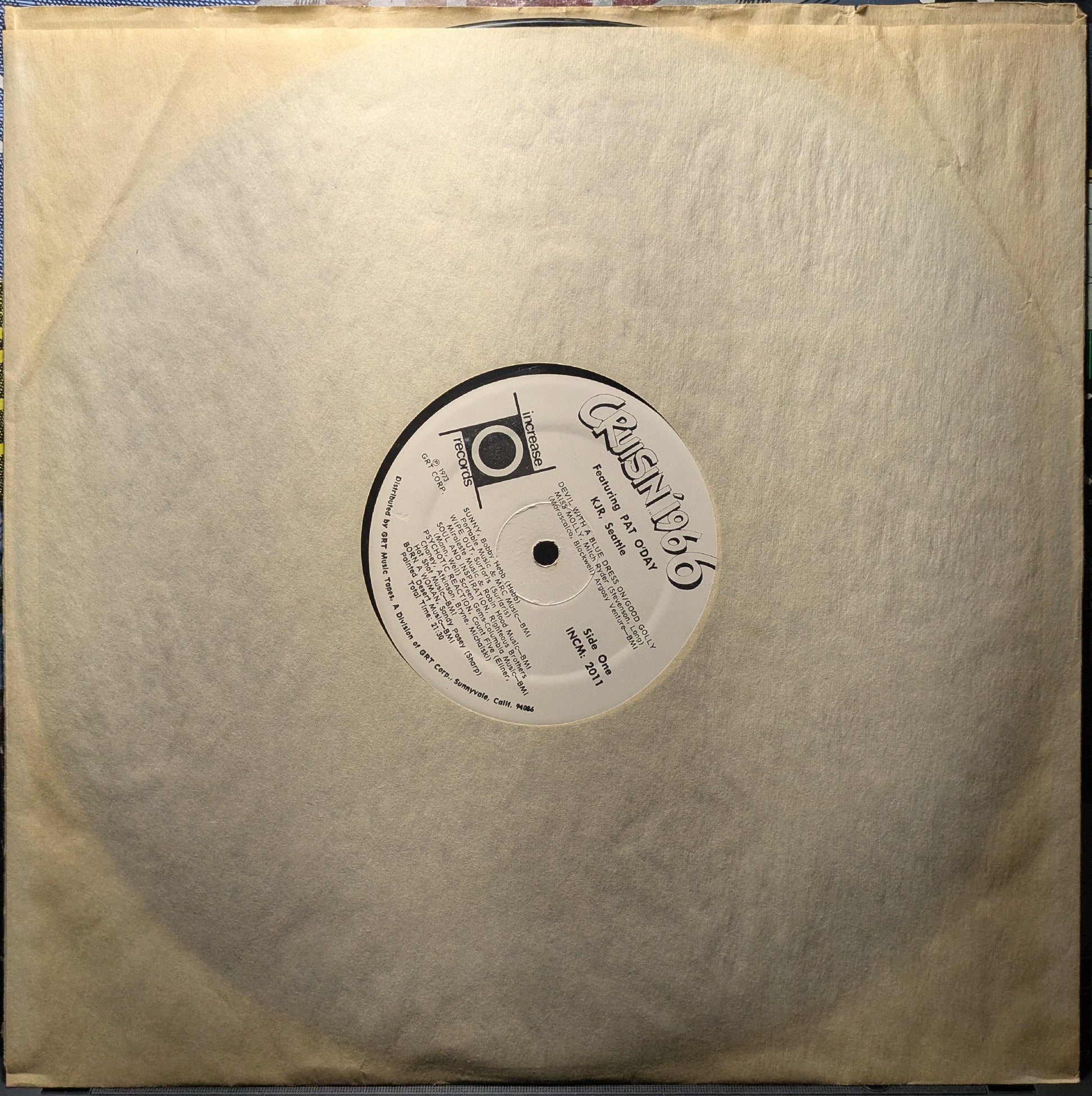 Cruisin' 1966 (VINYL) | Very Good Plus Plus (VG++) Very Good (VG) - ROCK / USED *VERY GOOD++*