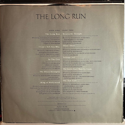 The Long Run (VINYL) | Very Good Plus (VG+) Very Good Plus (VG+) - ROCK / USED *VERY GOOD+*