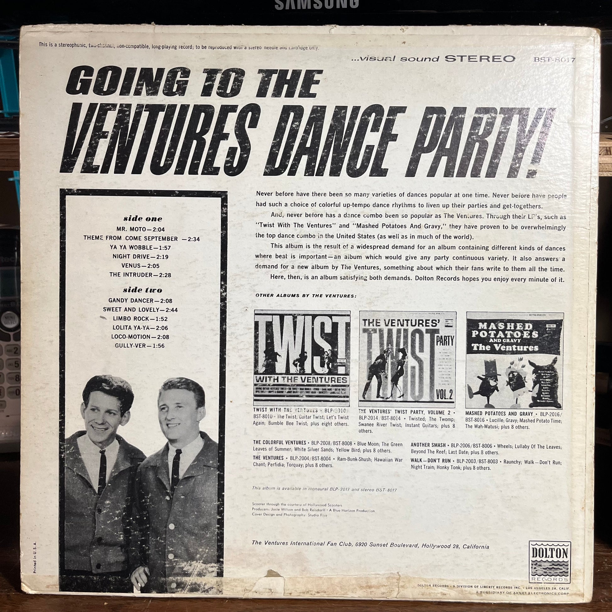 Going To The Ventures Dance Party! (VINYL) | Very Good Plus (VG+) Very Good (VG) - ROCK / USED *VERY GOOD+*