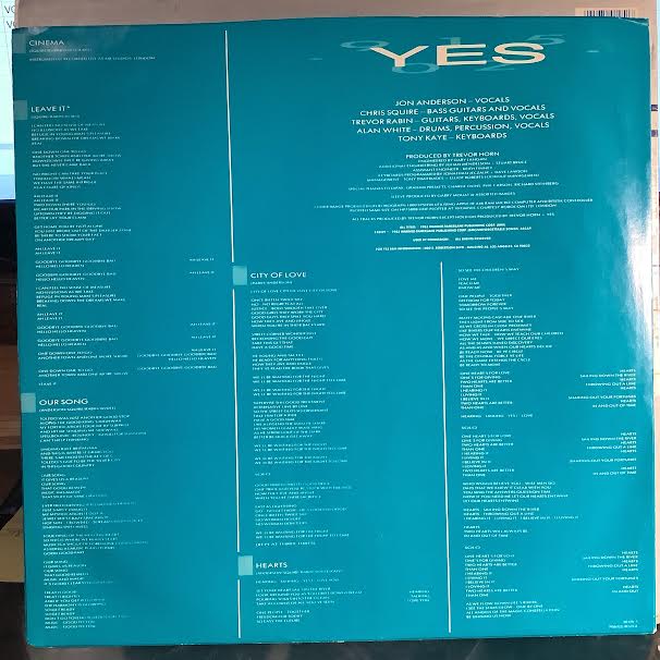Yes - 90125 (SPECIALTY - VINYL) | Very Good Plus (VG+) Excellent (EX) - ROCK / USED *VERY GOOD++*