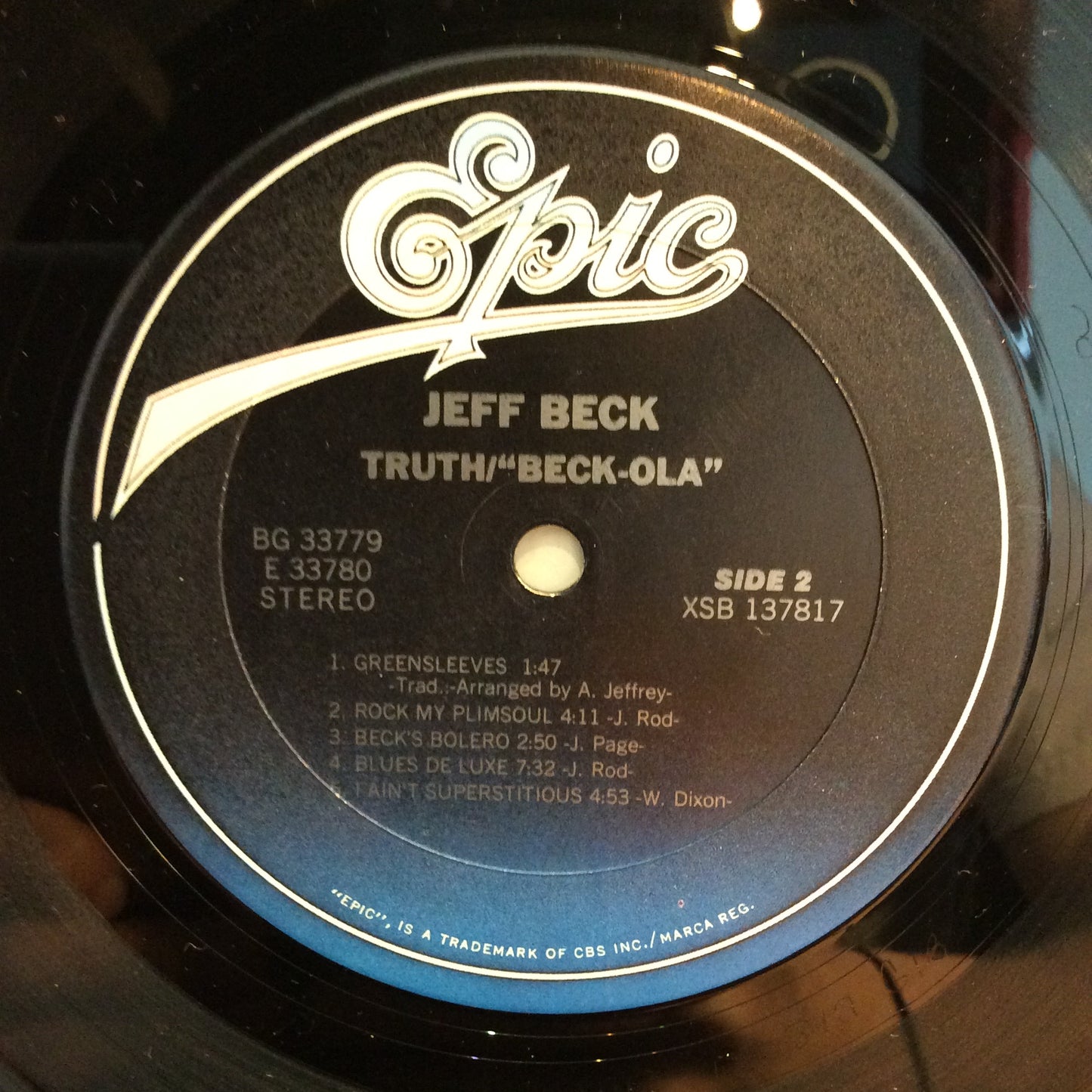 Truth/Beck-Ola (2xVINYL) | Very Good Plus Plus (VG++) Very Good Plus (VG+) - ROCK / USED *VERY GOOD++*