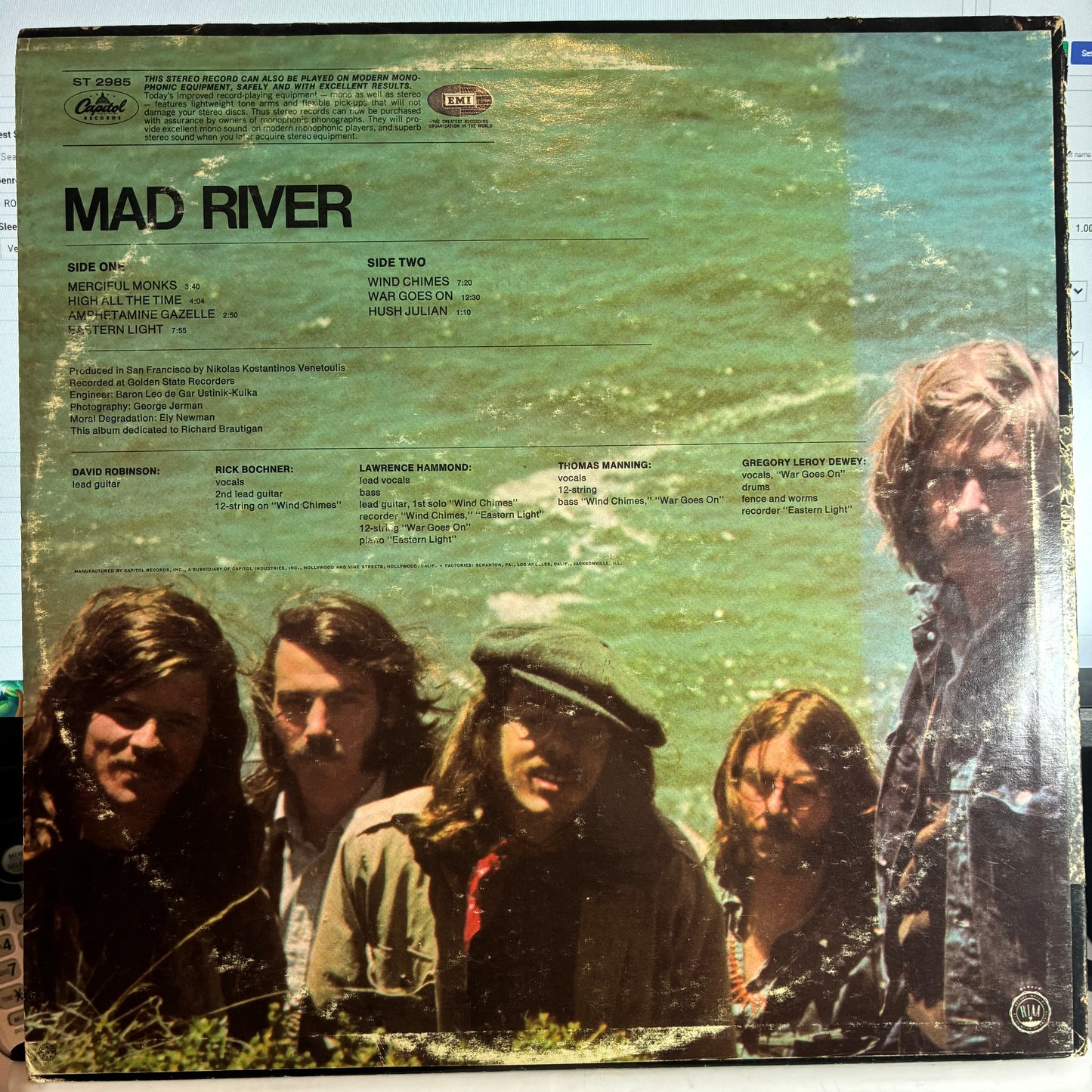 Mad River (2) - Mad River (VINYL) | Very Good Plus (VG+) Very Good Plus (VG+) - ROCK / USED *VERY GOOD+*