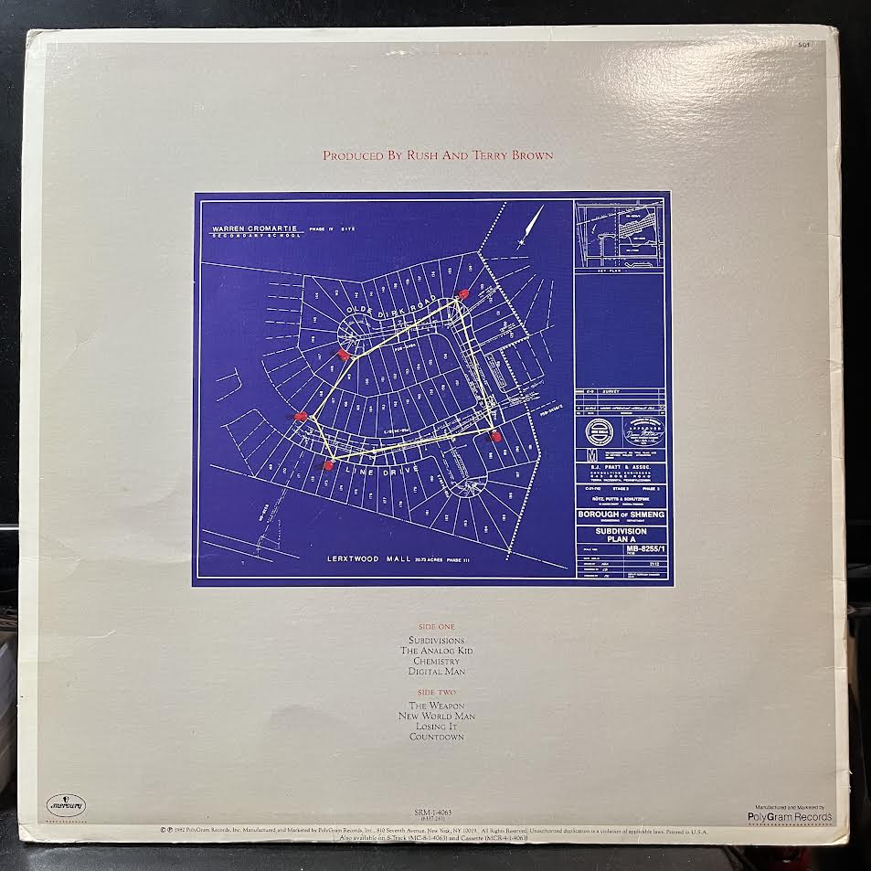 Signals (VINYL) | Very Good Plus (VG+) Excellent (EX) - ROCK / USED *VERY GOOD+*