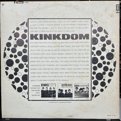 The Kinks - Kinks Kinkdom (VINYL LP) | Very Good Plus (VG+) Very Good Plus (VG+) - ROCK / USED *VERY GOOD+*